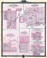 Glenwood, Denison, Hastings, Villisca, Emerson, Malvern, Iowa 1875 State Atlas